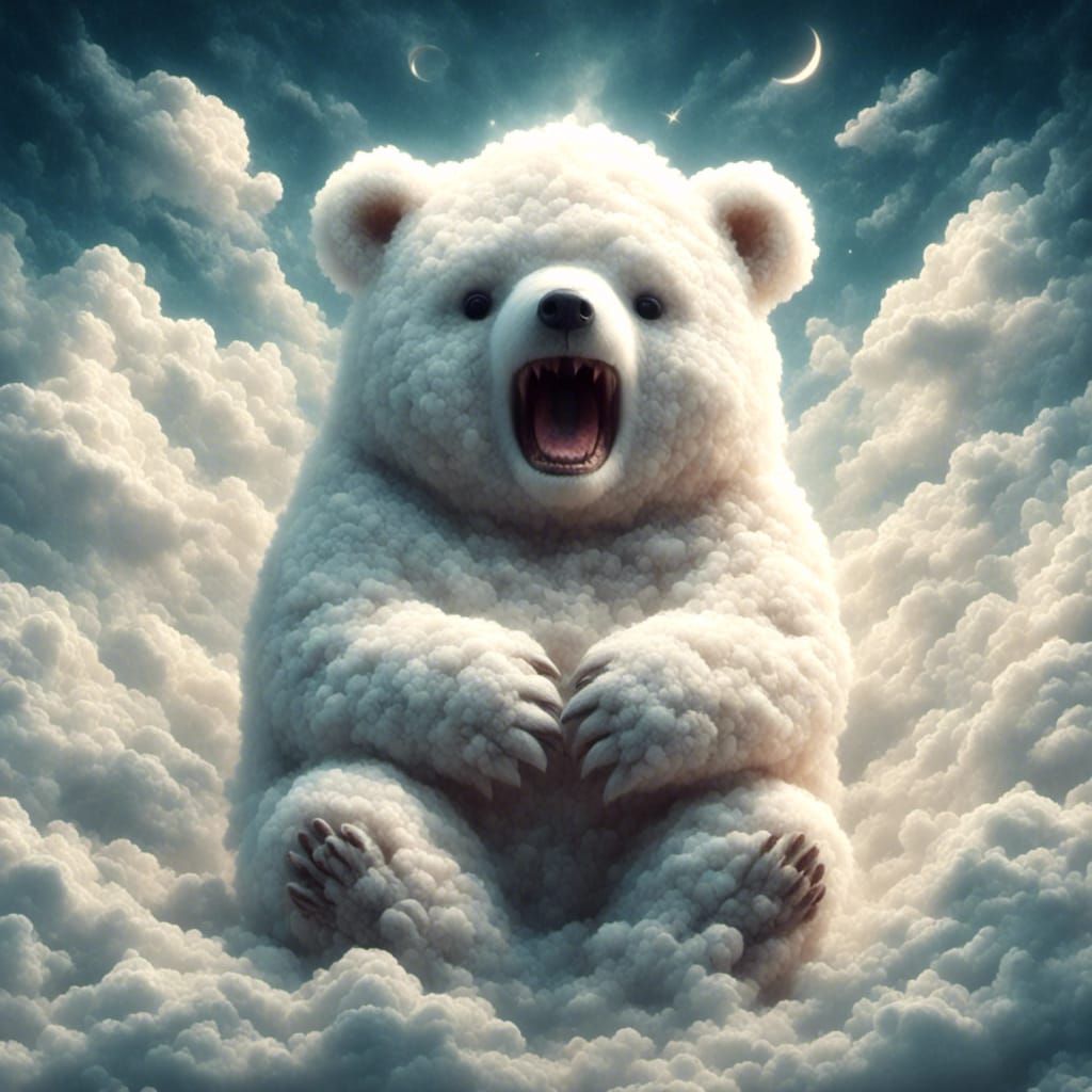 Cloud Bear: A Whimsical Animal