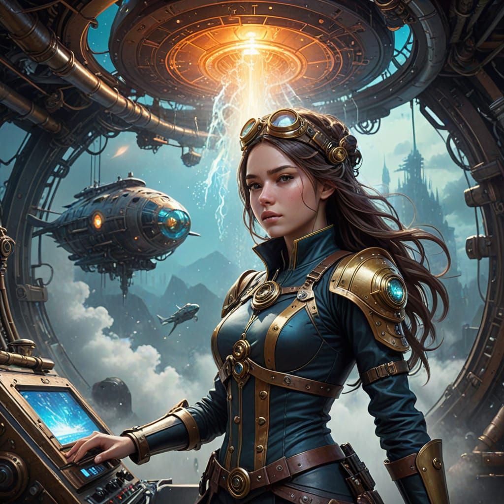 Steampunk Women Conquer the Ethereal Galaxy