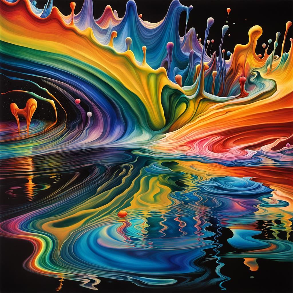 Dreamer in Vibrating Non-Newtonian Fluid Lake