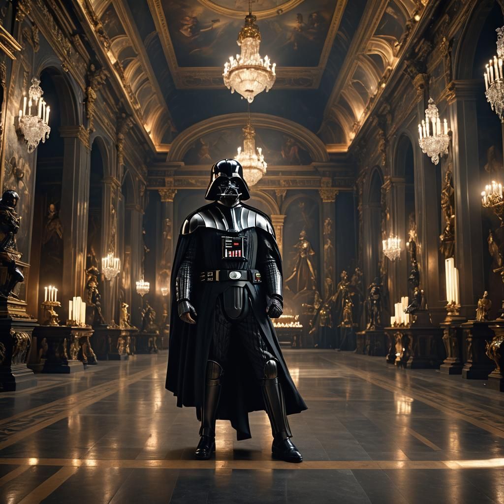 Darth Vader in Baroque Grand Hall
