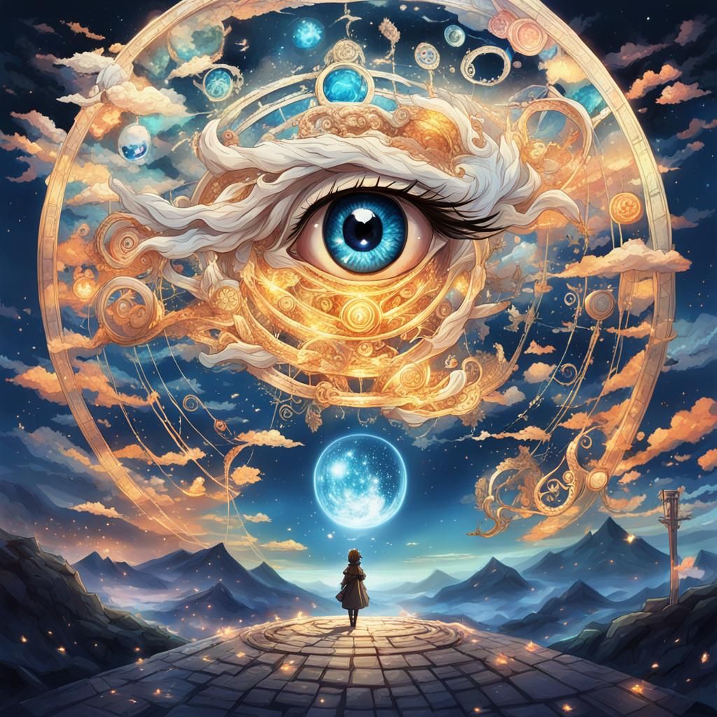 Surreal Eye: Soul Window in Space, Anime Style