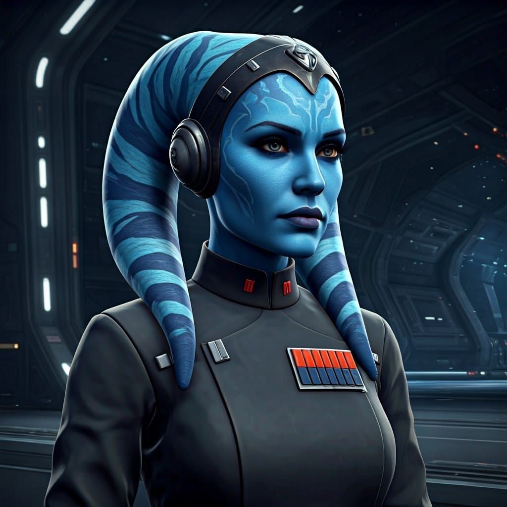 Star Wars Twi'lek Imperial Officer Portrait