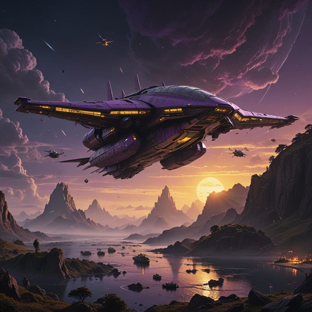 Galactic Fleet Carrier Lands at Resistance Headquarters in C...