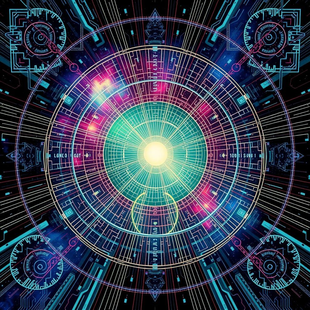 Multiverse Labyrinth in Cosmic Grids