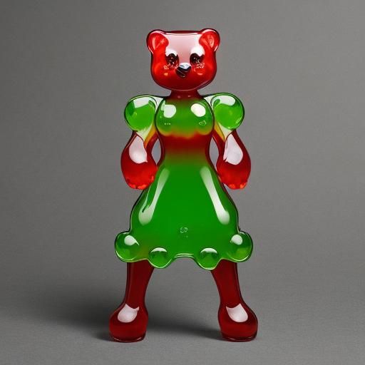 Fruit Jelly Gummy Bear Girl
