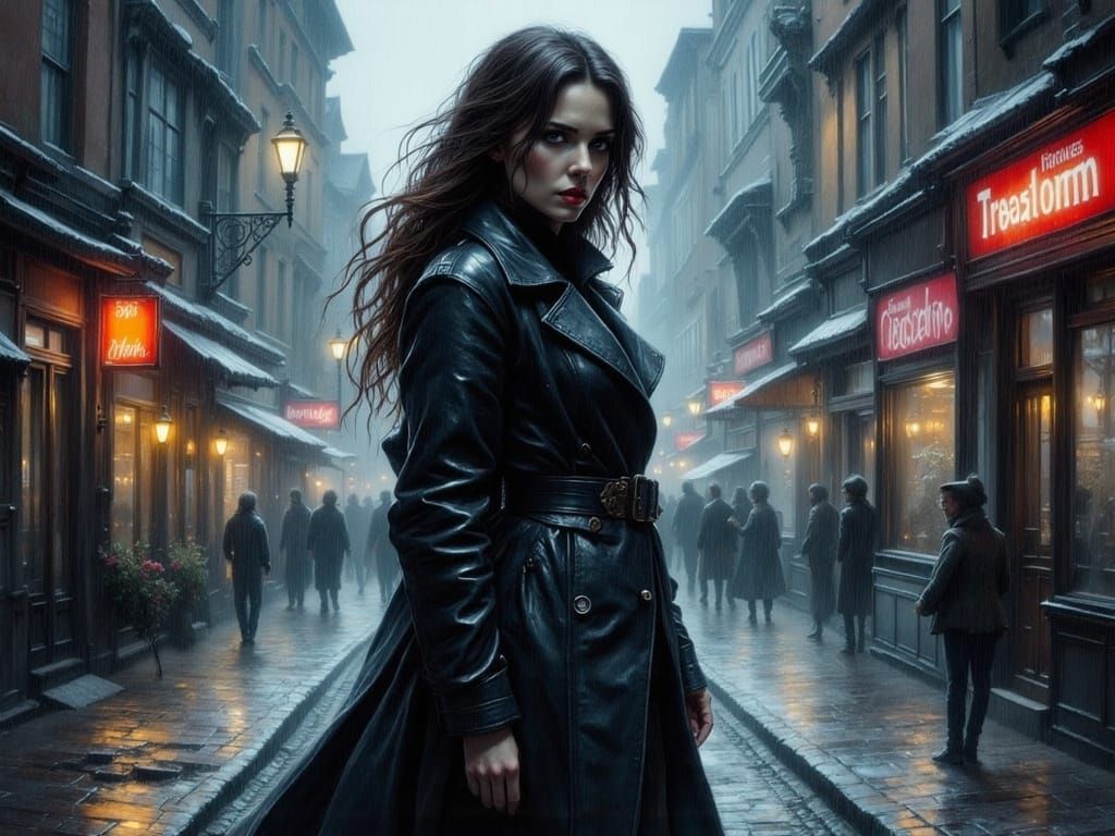 Kate Beckinsale as Assassin in Rainy City