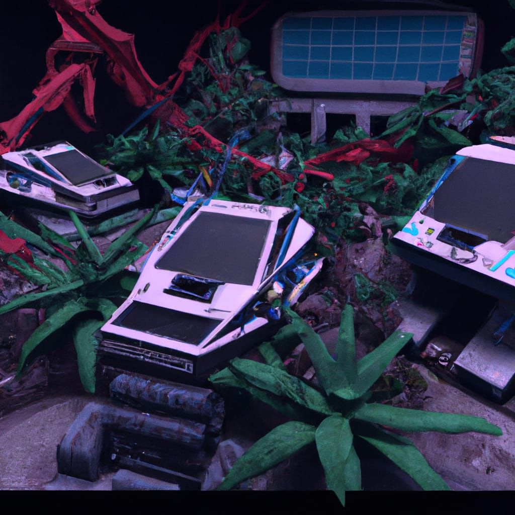 Abandoned Pixelated Museum of the Future