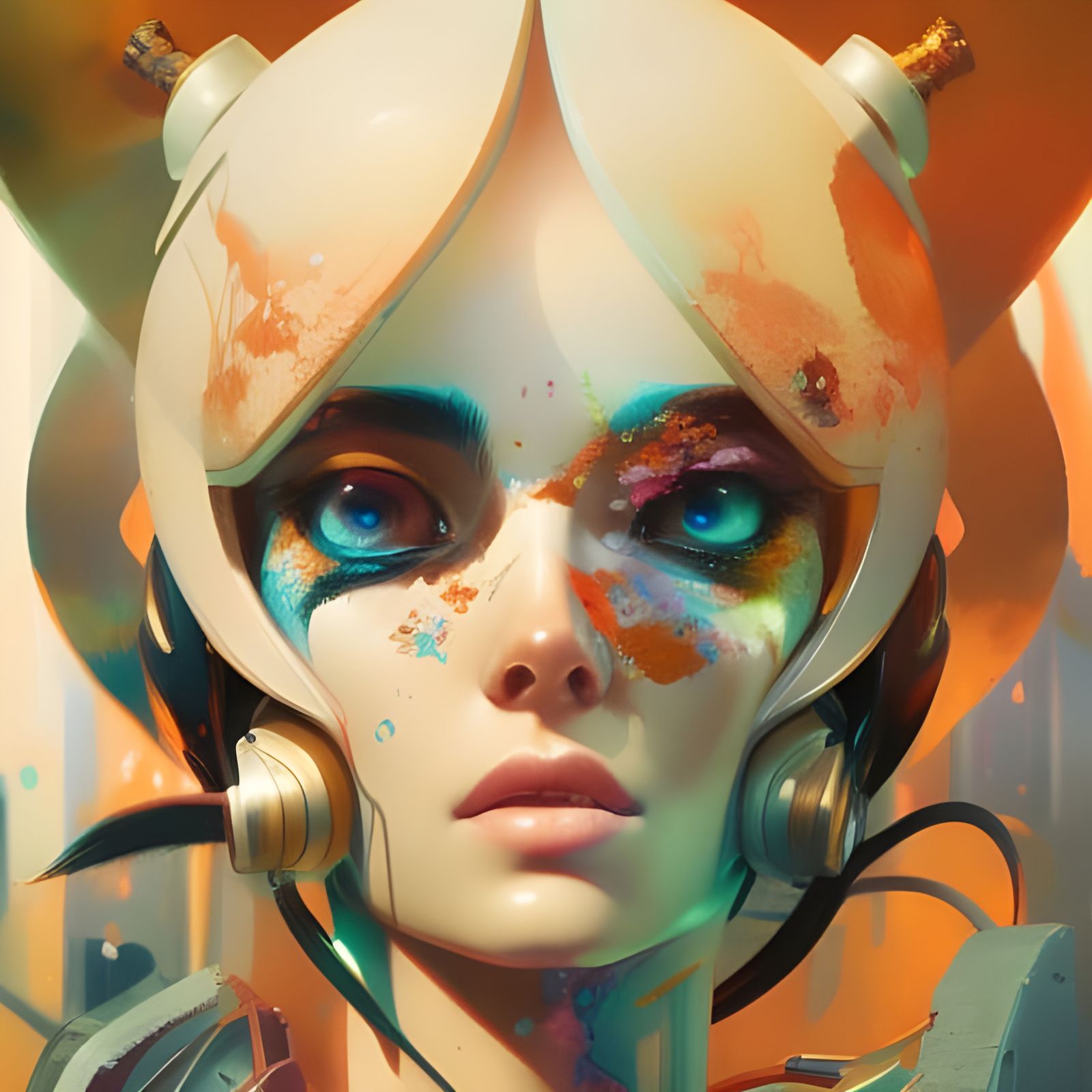 Chibi Pikachu Portrait in Pencil Pop Art Style