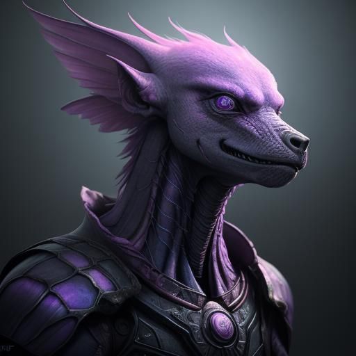 Creepy Cute Creature in Surreal Digital Painting