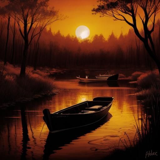 Simple Black and White Abstract