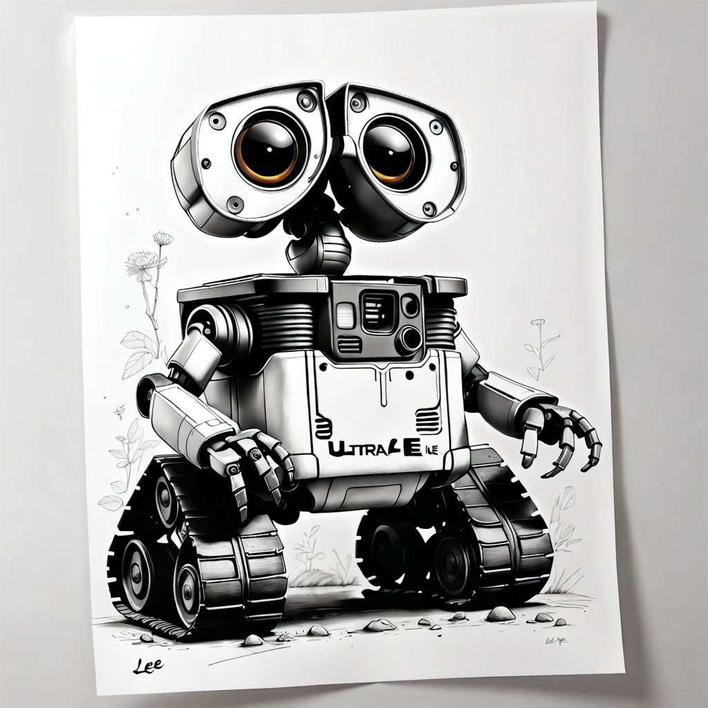 Drawing of Wall-E ♥️