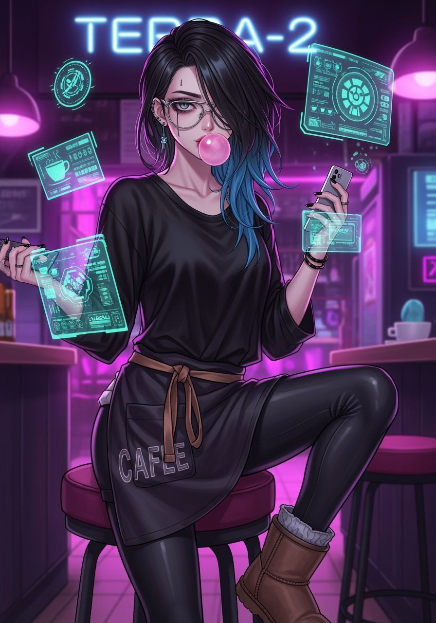 Saeko the Digital Witch: Anime Technomancer Barista