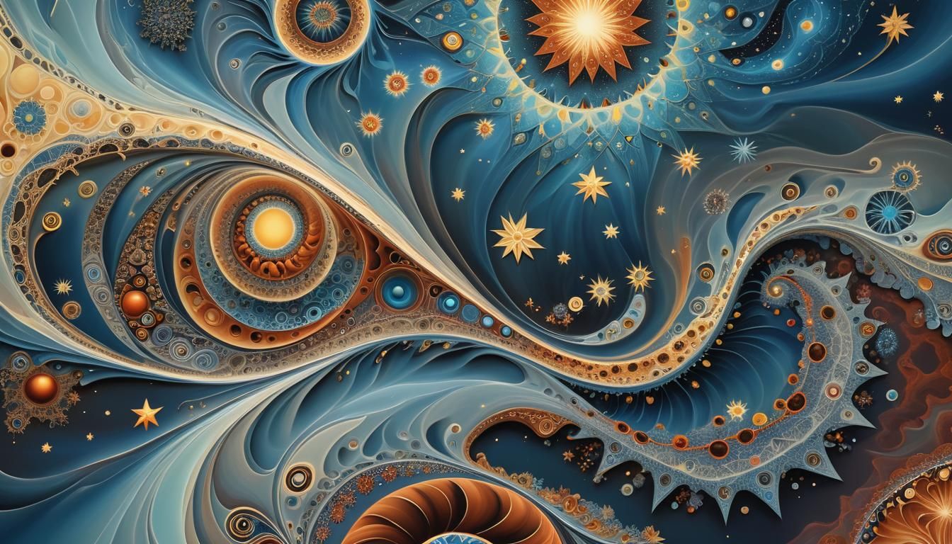 Mother of Creation in Aboriginal Fractal Art