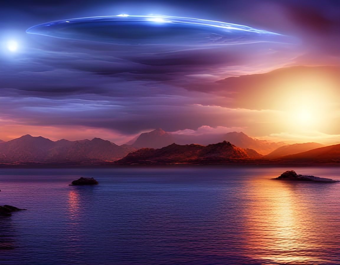 UFO's above Lake Tahoe, ready to steel our water.