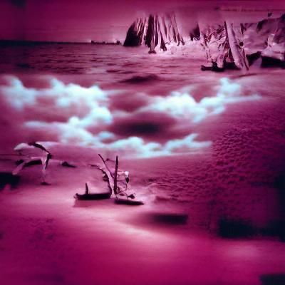 Infrared Seascape Photo from Deepest Ocean Trench