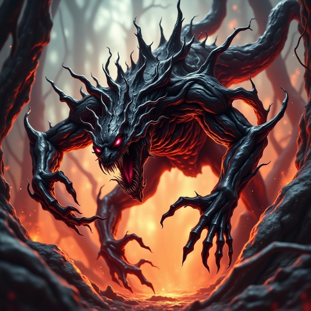 Ethereal Goddess in Twisted, Oil-Infused Hyperrealism