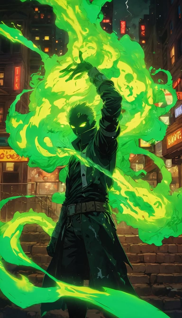 80s anime,  lightning, eldritch, zentangle, fragmented, ink ...