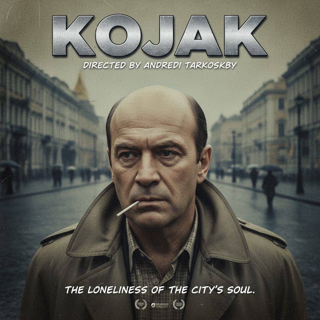 Kojak Movie Poster Directed by Andrei Tarkovsky