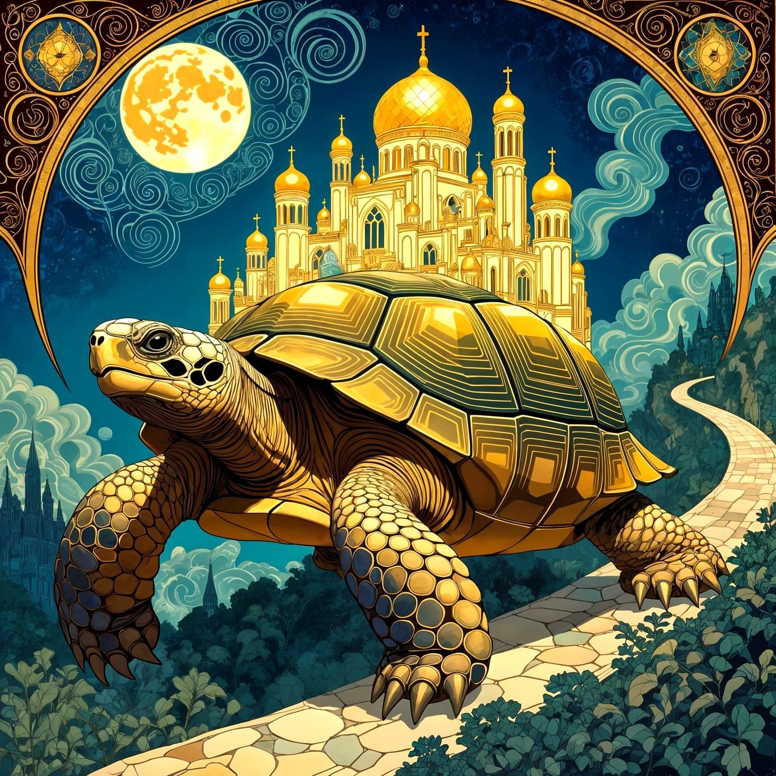 Galkali the Colossal Tortoise and the Golden Palace of Deutoran Pasha
