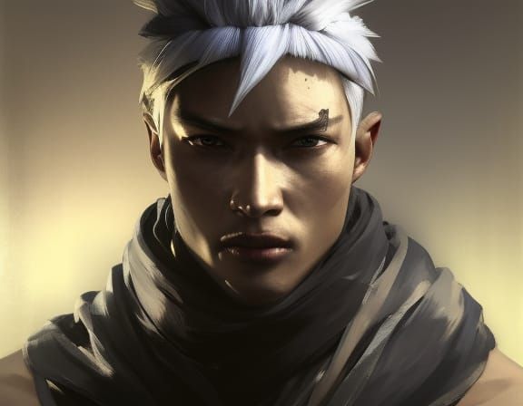 Rikimaru Portrait: Hyperdetailed Artgerm-Inspired Concept Ar...