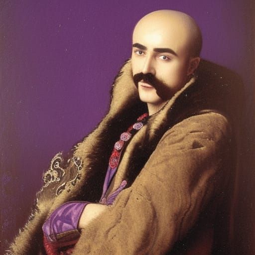 Noble Vampire Lord in the Style of Classical Realism