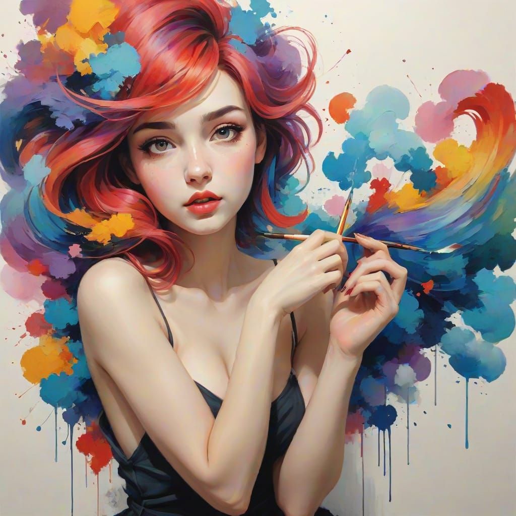 AI Art Exploring Life's Purpose and Direction