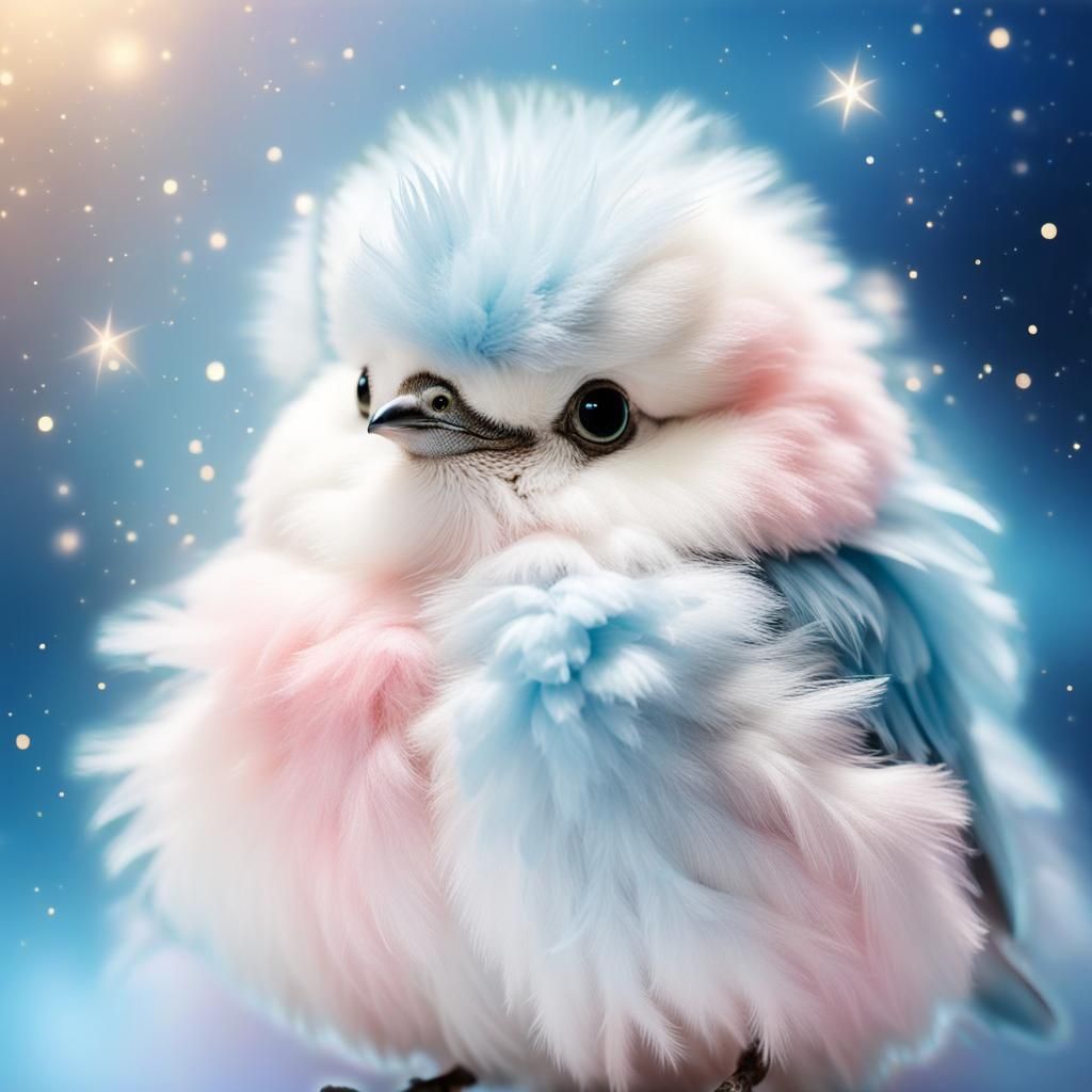 Pastel Night Sky with Bokeh Lighting