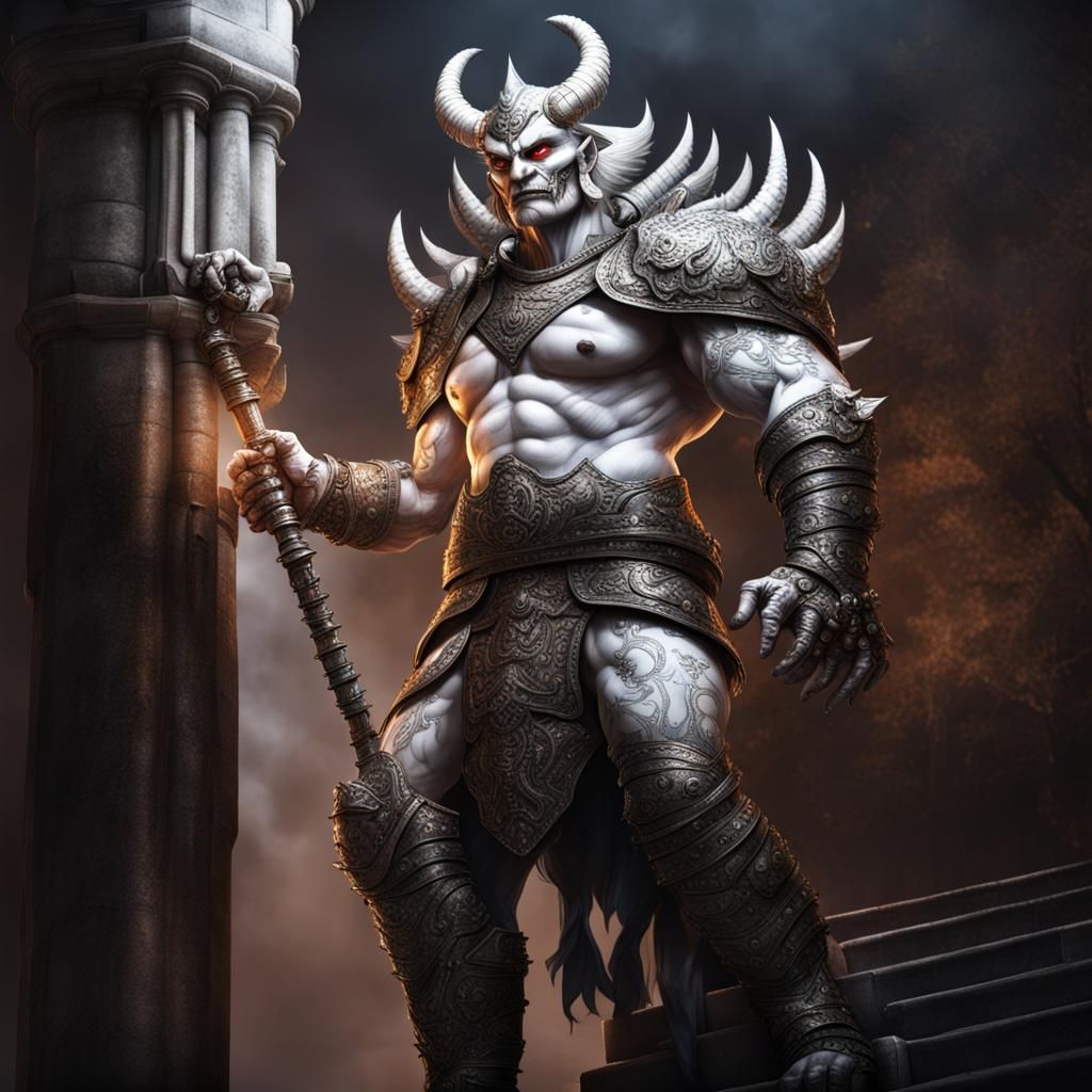 Narakasura: The Demon Giant on the Staircase