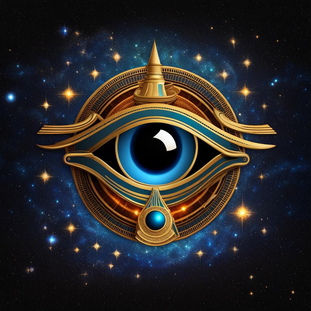 Eye of Ra as Cosmic Dust in Space
