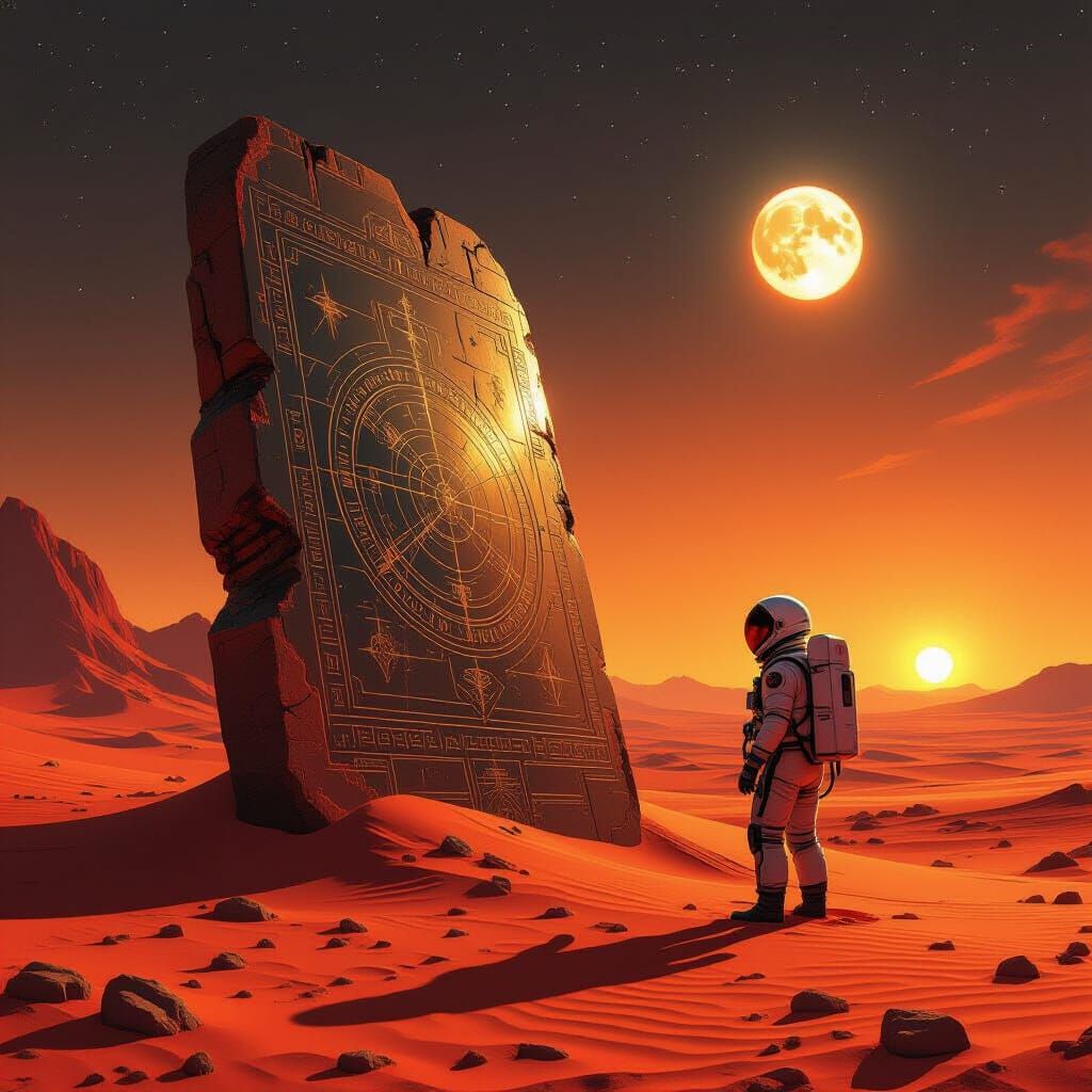 Astronaut Discovers Ancient Alien Artifact Under Binary Suns...