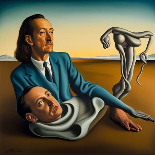 Soul Healing Surrealism: Dali-esque Canvas Melt