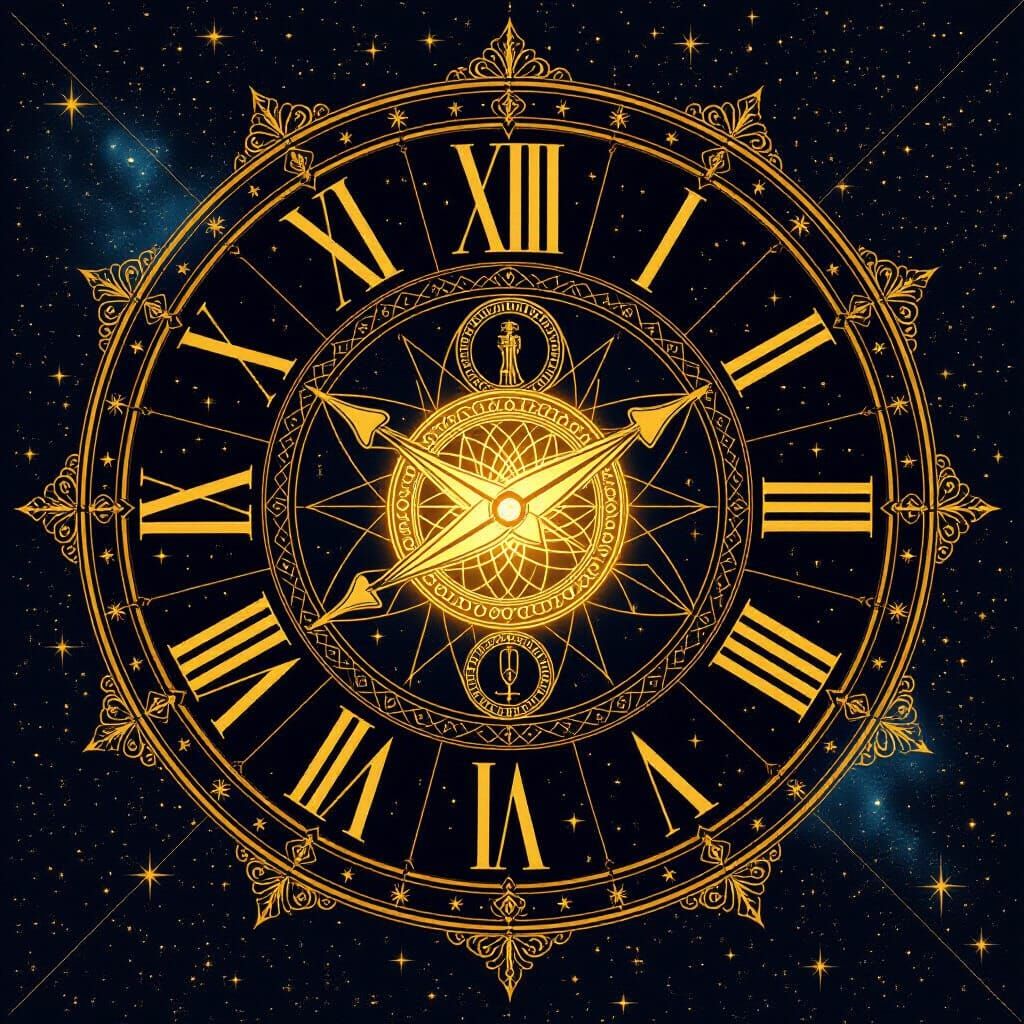 Cosmic Clock Face of Eternal Recurrence