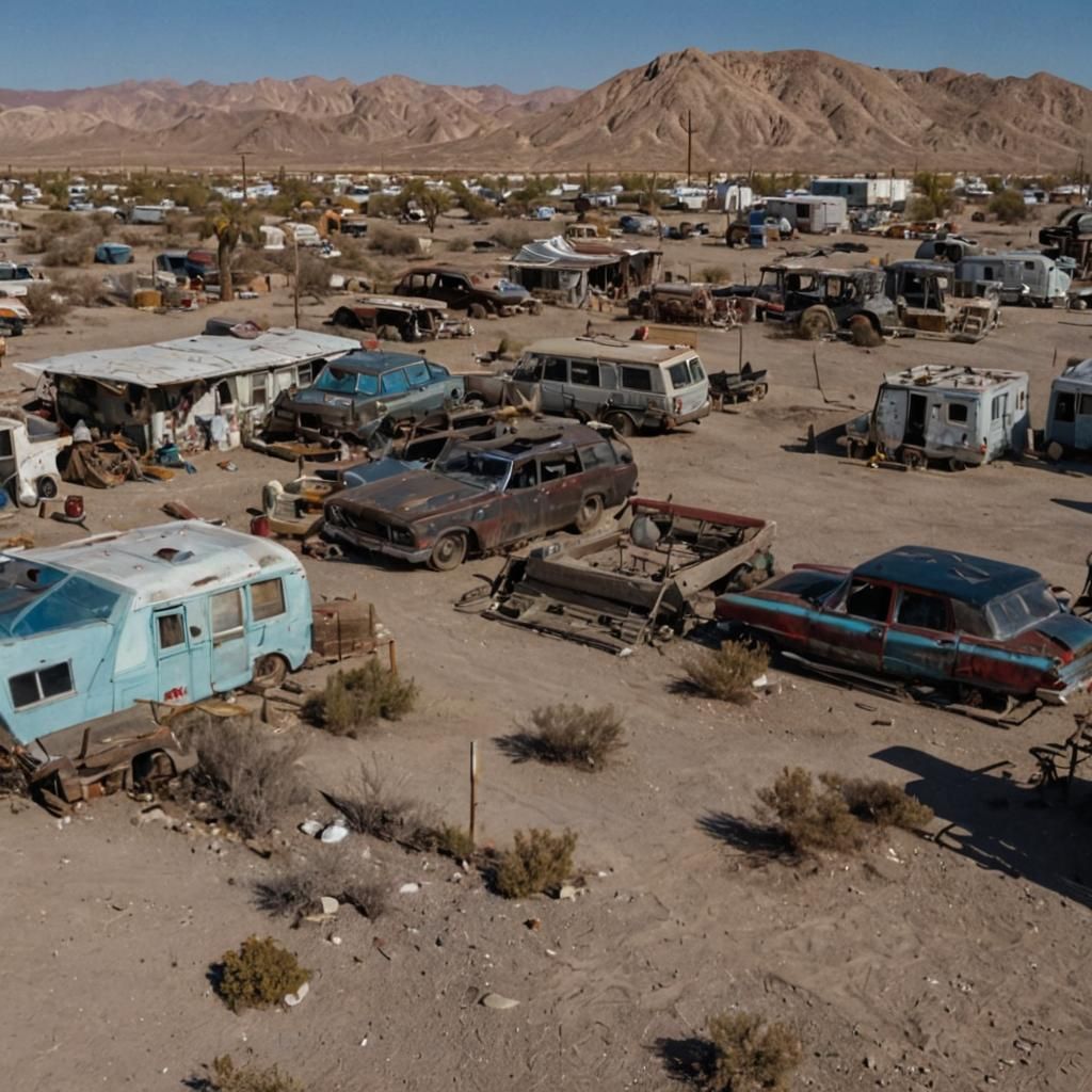 Slab City: Desert Community Near Niland, California