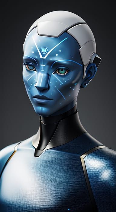 Realistic AI Male Avatar Looking at Camera