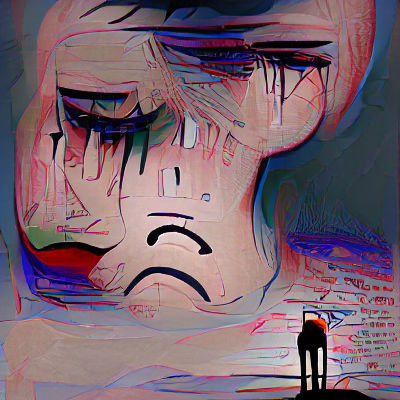 AI Image Depicting State of Depression