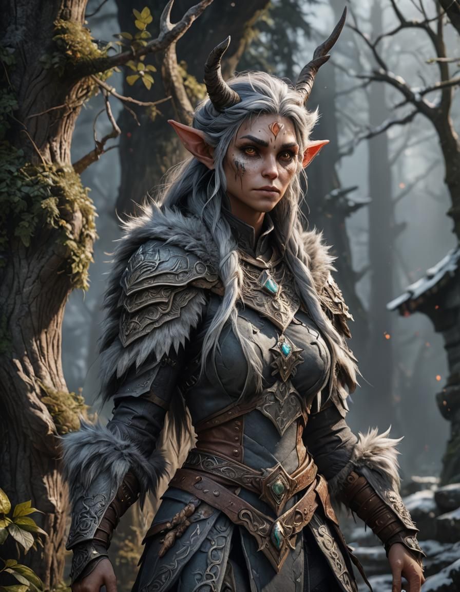 Bugbear Elf: Detailed Fantasy Concept Art