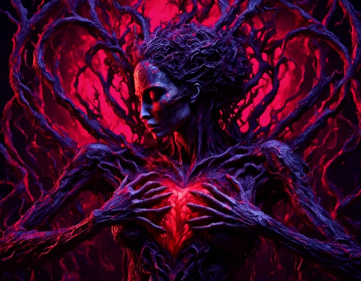 Graphic Horror: Man Ripping Out Heart