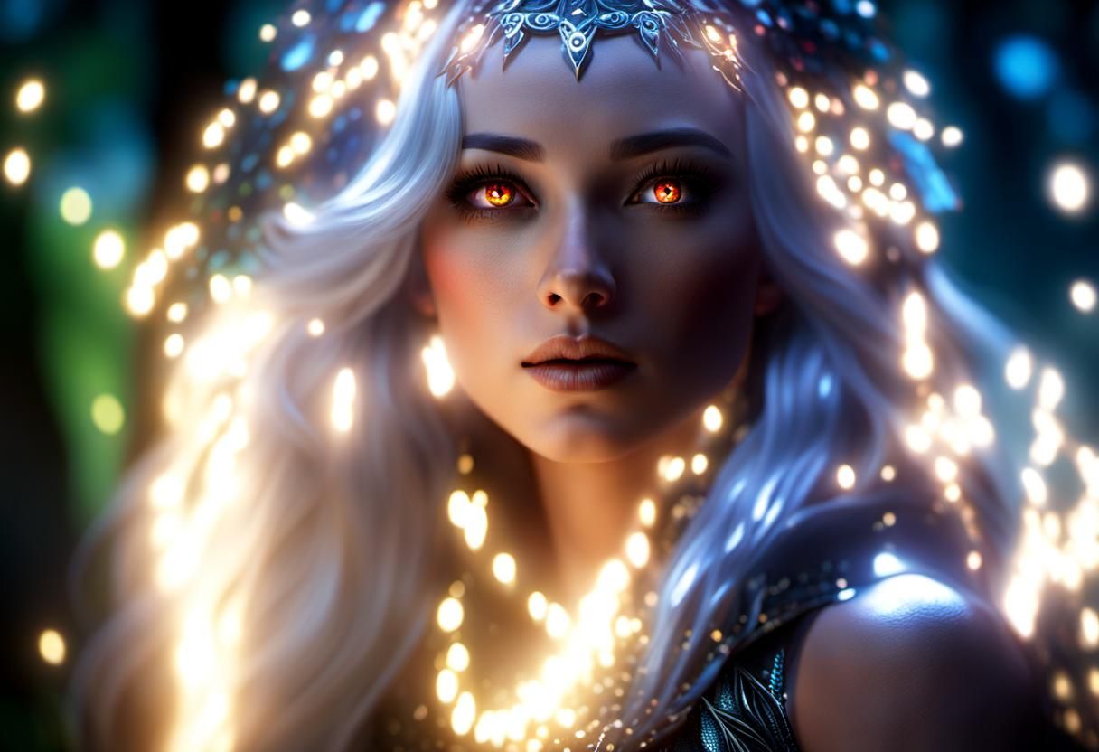 Freya of Alfheim: Surreal Forest Trance Concept Art