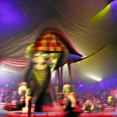 Scary Big Top Tent at Little Circus of Horrors