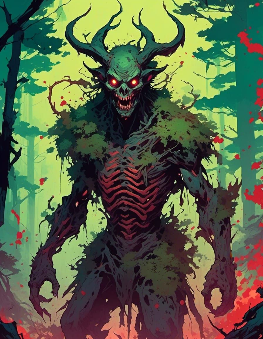 Japanese Shadow Demon Haunts Post-Apocalyptic Carnival