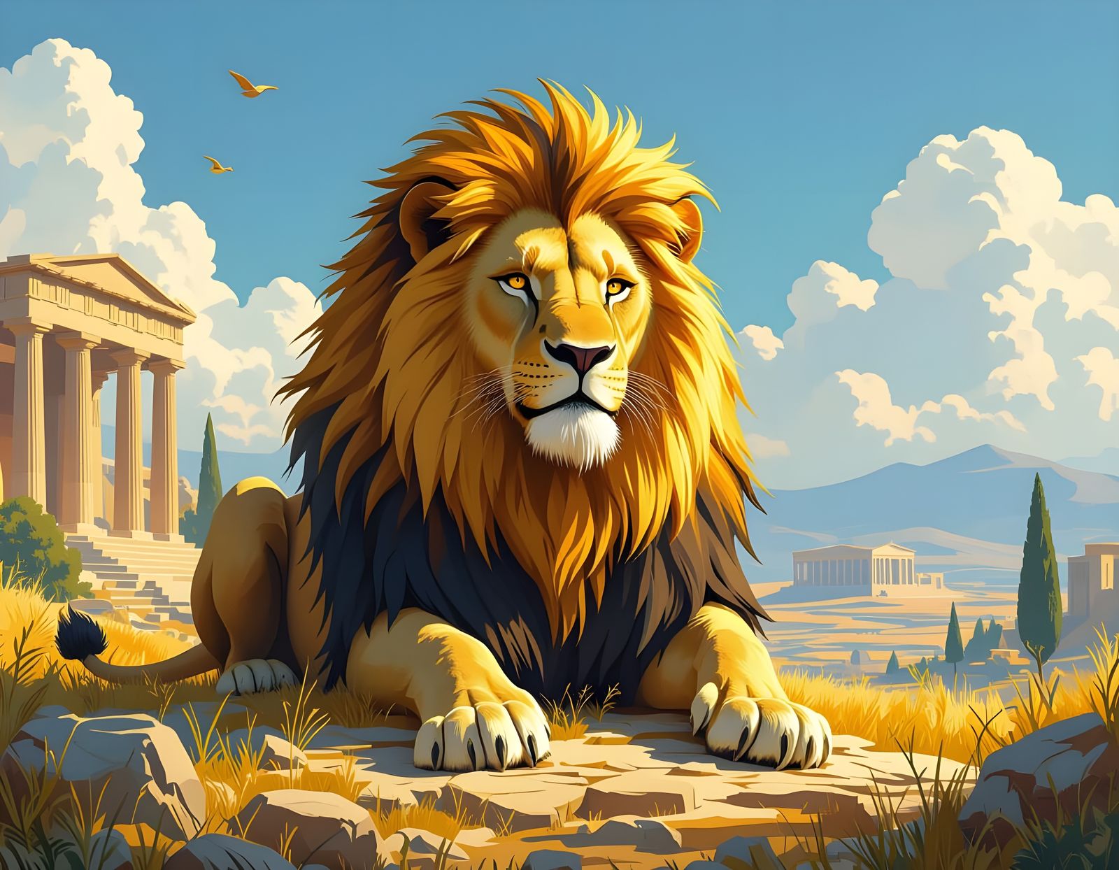 The Nemean Lion of Greek Mythology