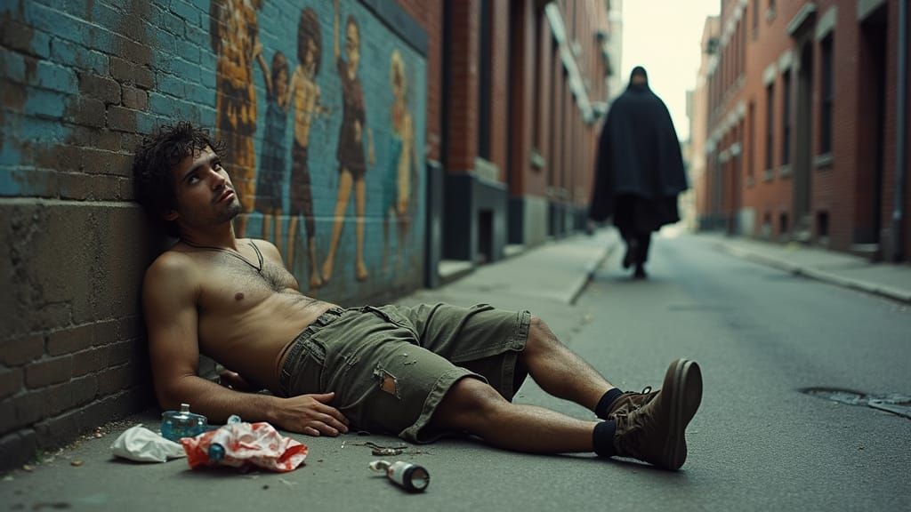A Young Man Overcomes Despair in a Philadelphia Alleyway