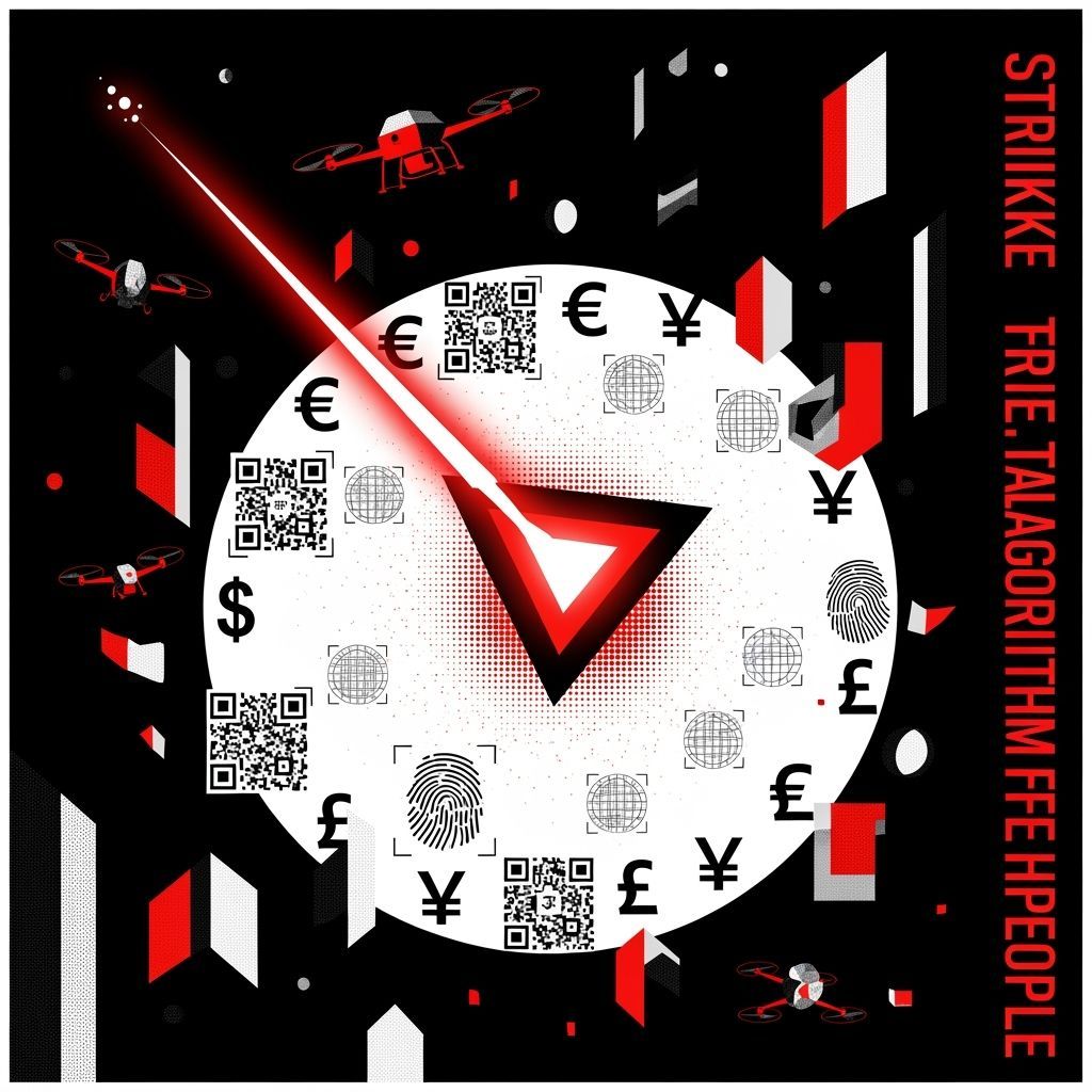 Futuristic Propaganda Poster: Digital Resistance