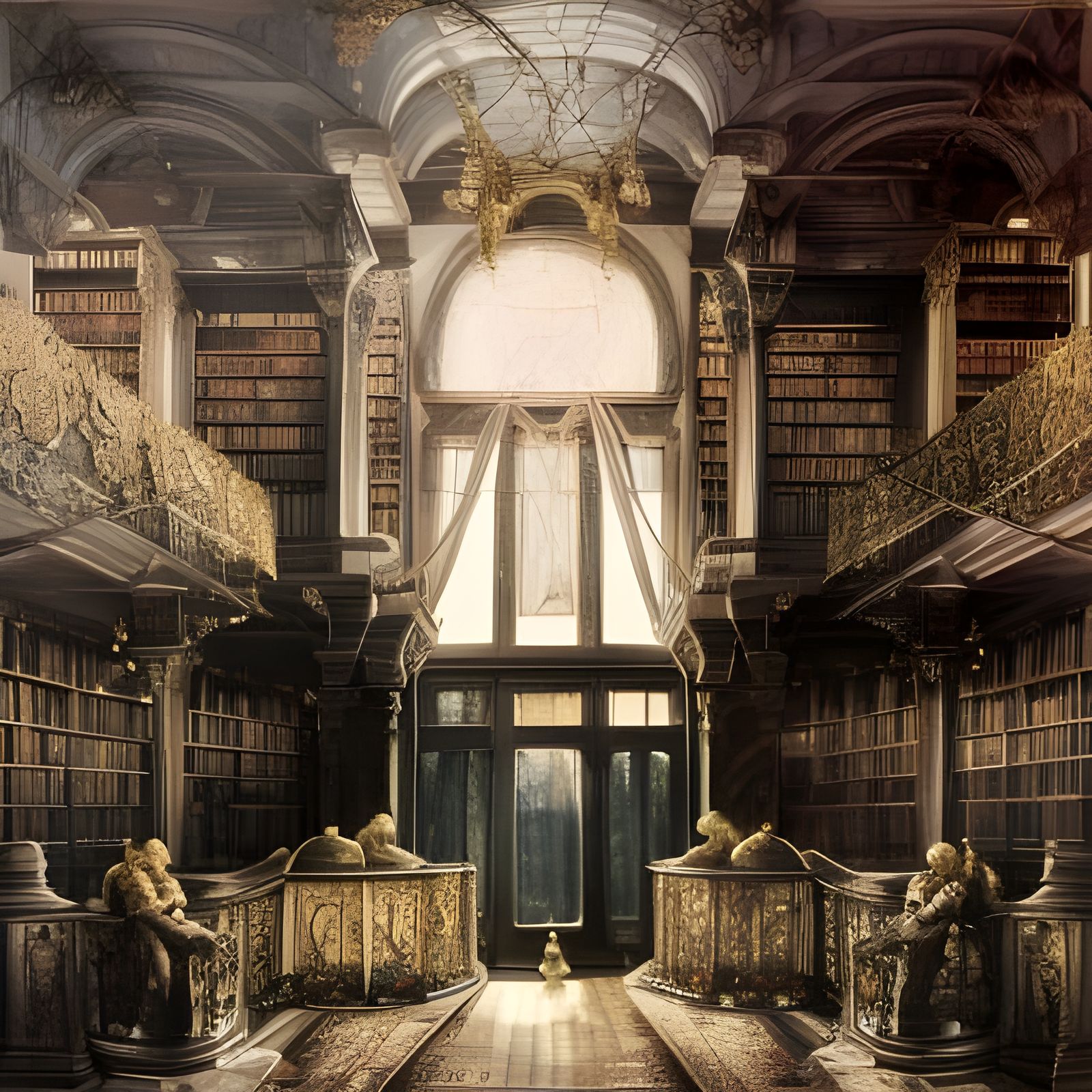 Orichalcum Palace Library: A Hyperdetailed Masterpiece