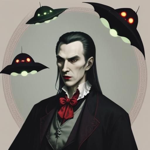 Dracula's Close Encounter: UFOs and Little Green Men