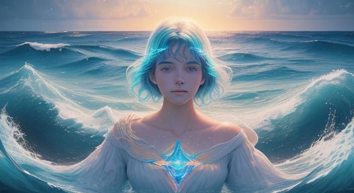 Holographic Cosmic Ocean in Astral Style