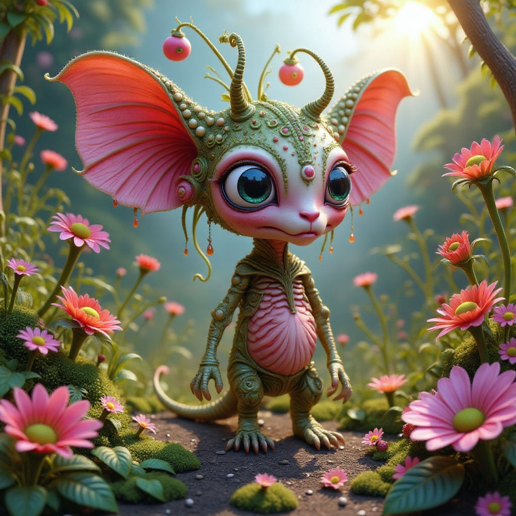 <lora:Baroque Quirky Flux:1.0><lora:Kyootness:1.0><lora:Intricacy Vibe:1.0> whimsical, surreal, cute, Edwardian, adorabl...