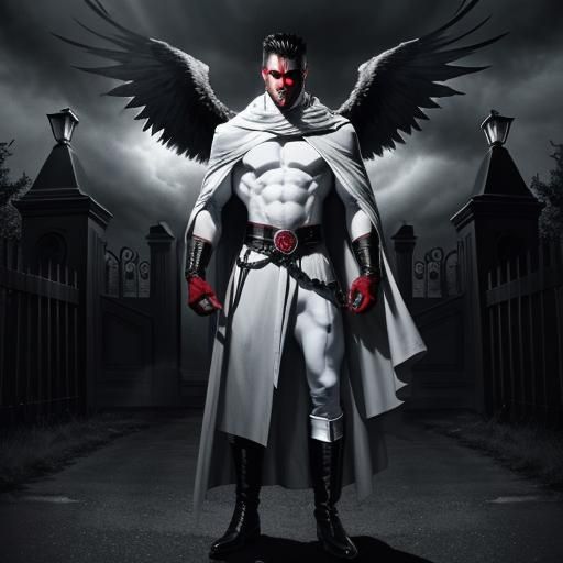 Menacing Fusion: A Cinematic Realism Portrait