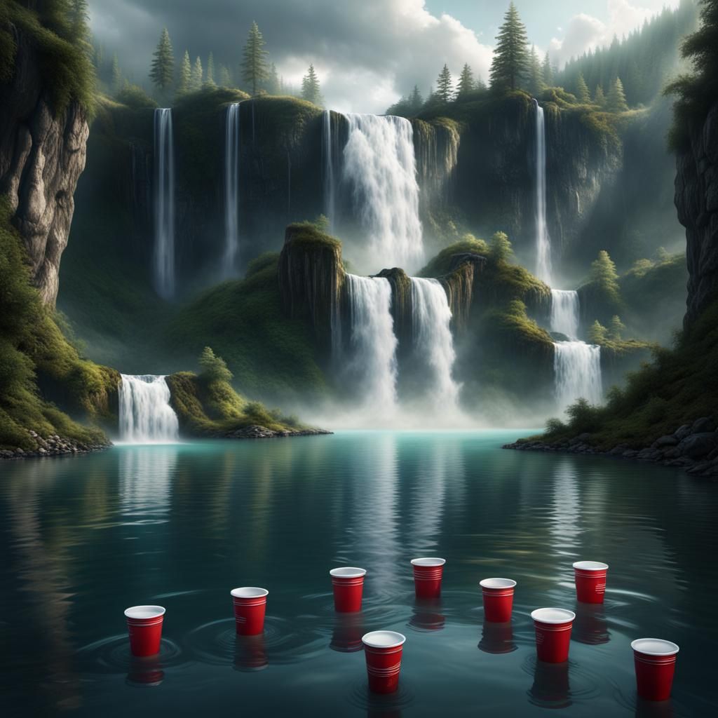 wait wait hear me out.. beer pong.. but floating out on the lake. how epic would that be?