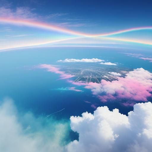 Vibrant Circumhorizontal Arc: A Cinematic Aerial Wonder